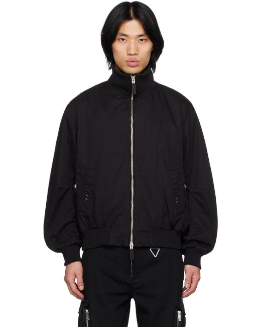 C2H4 Black Zip Jacket for men