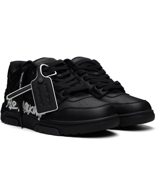 Off-White c/o Virgil Abloh Black Out Of Office 'For Walking' Sneakers for men