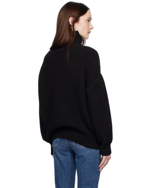 Anine Bing Black Sydney Turtleneck