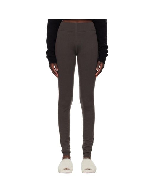 Rick Owens Black Tower Leggings