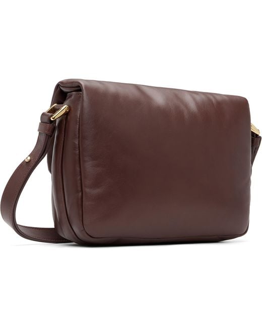 A.P.C. Black Burgundy Grace Soft Bag