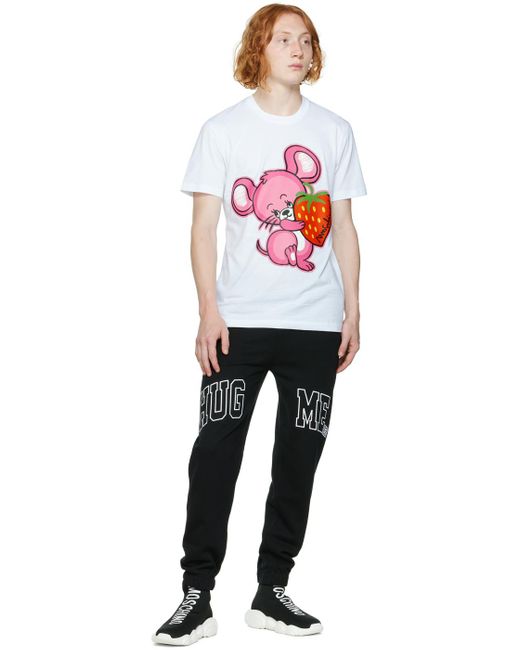 Moschino Multicolor Illustrated S T-shirt for men