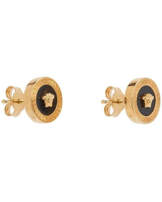 Small enamel deals medusa earrings