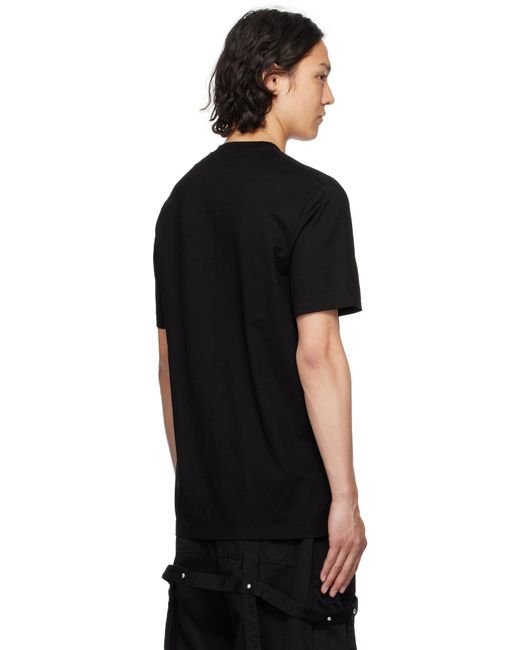メンズ Julius ブラック Anima Base Tシャツ Black