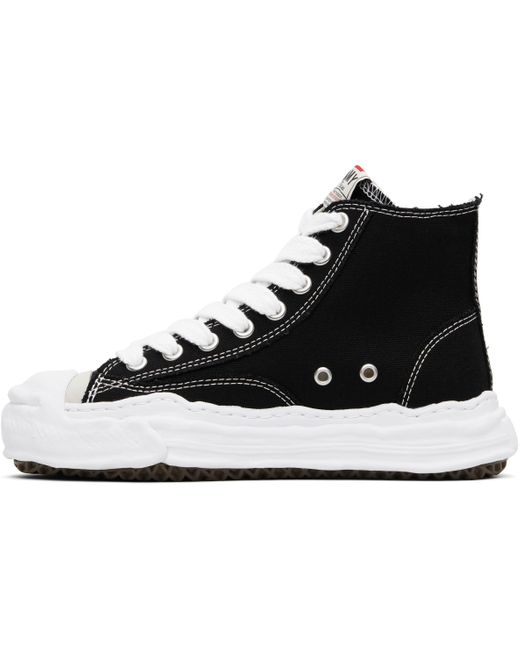 メンズ Maison Mihara Yasuhiro ブラック 'Hank' Og Sole キャンバス スニーカー Black