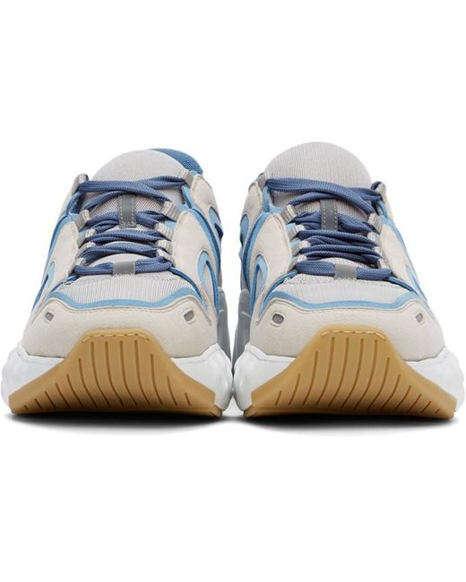 Acne Studios スエード オフホワイト ブルー Rockaway スニーカー カラー ブルー メンズ Lyst