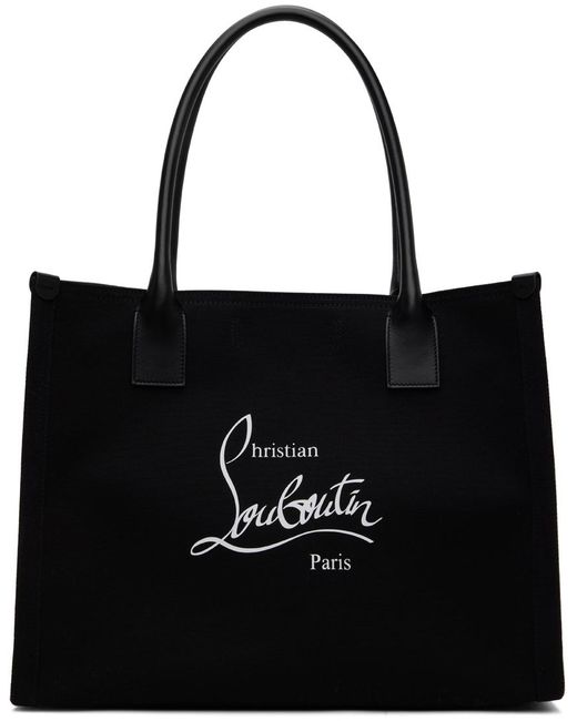Christian Louboutin Black Large Nastroloubi Tote Bag