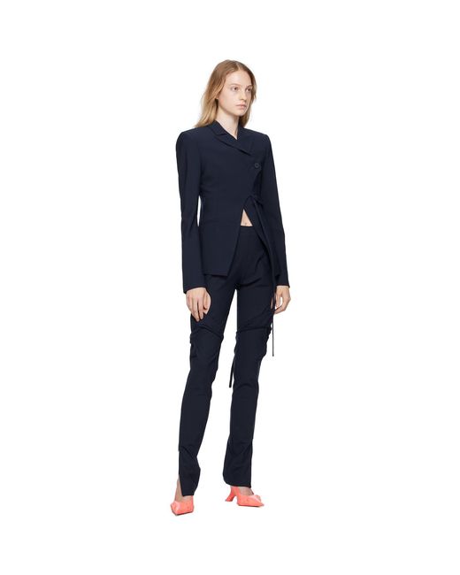 OTTOLINGER Blue Fitted Loop Trousers