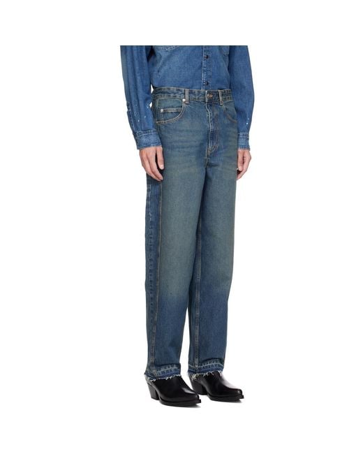 Isabel Marant Blue Jorian Jeans for men