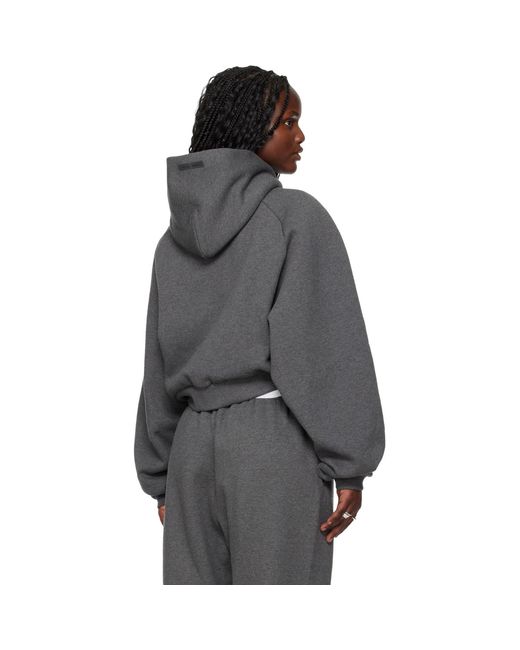 Fear Of God Black Holiday Embossed 90S Raglan Hoodie
