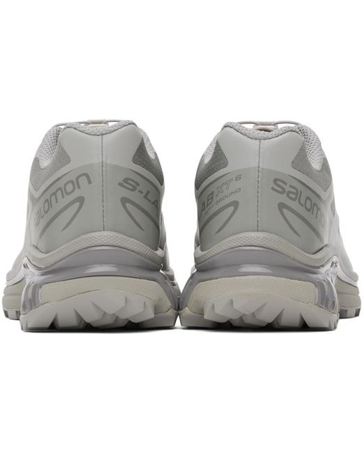 Salomon Black Gray Xt-6 Sneakers