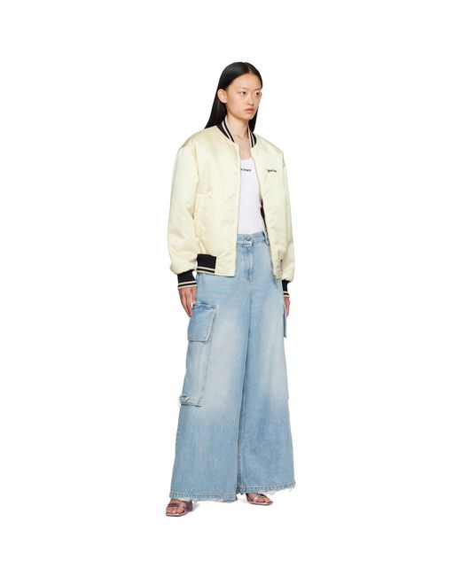 Jean ample bleu Palm Angels en coloris Blue