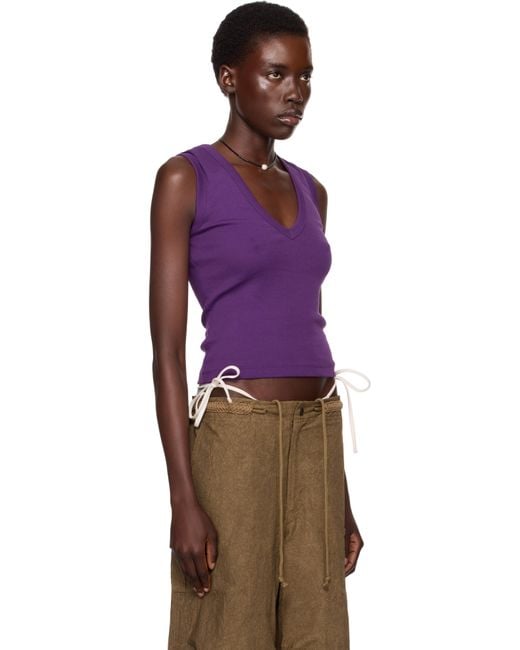 Flore Flore Women's Purple Ssense Exclusive Dewi Tank Top