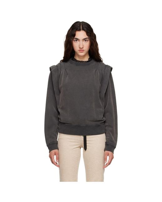 Isabel Marant Black Soldy Sweatshirt