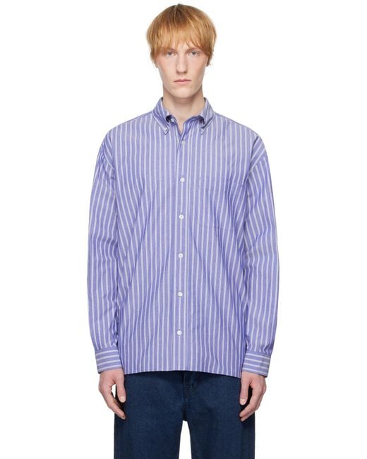 The Row Blue Bresson Shirt for men
