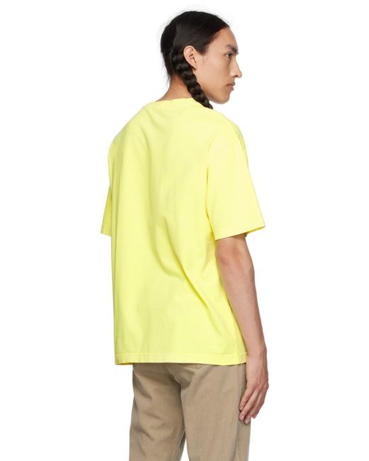 A.P.C. . Yellow Kyle T-shirt for men