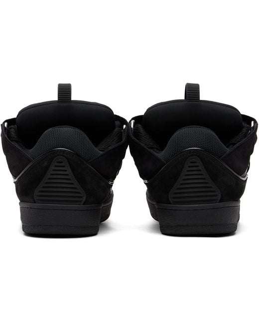 Lanvin Black Curb Sneakers for men