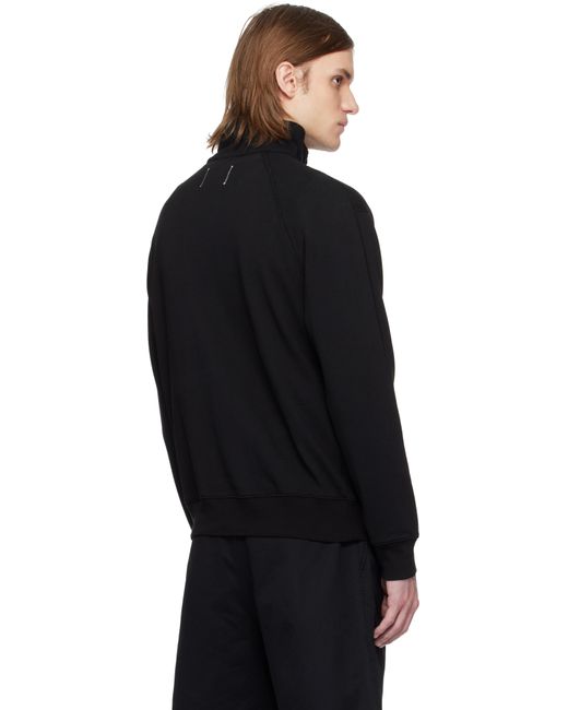 Reigning Champ Black Lightweight Terry Quarter Zip Vault Track Jacket for men