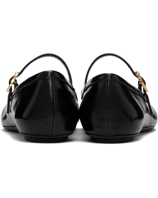 Gianvito Rossi ブラック Carla バレエシューズ Black