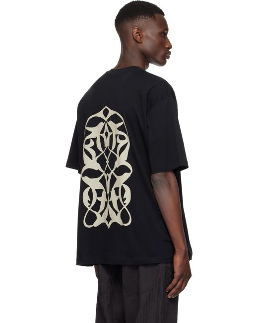 Song For The Mute Logo Oversized T-Shirt in Black for Men