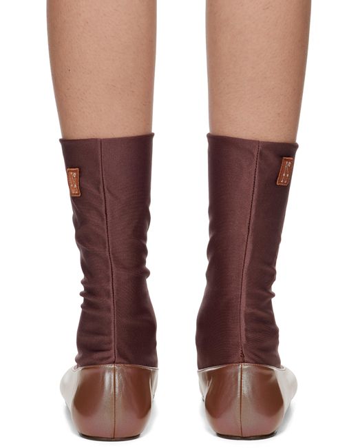 Kiko Kostadinov ブラウン Proxima Short フラットシューズ Brown
