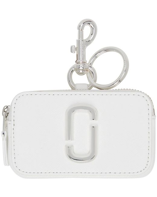 Marc Jacobs White 'The Nano Snapshot Charm' Coin Pouch
