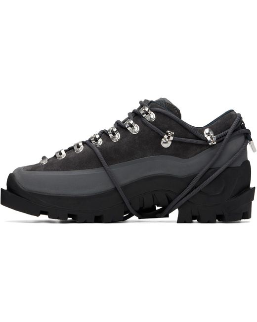 HELIOT EMIL Black Low Hiking Boots for men