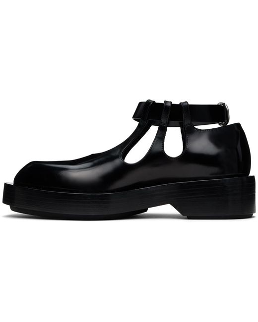 Jil Sander Black Cutout Loafers for men