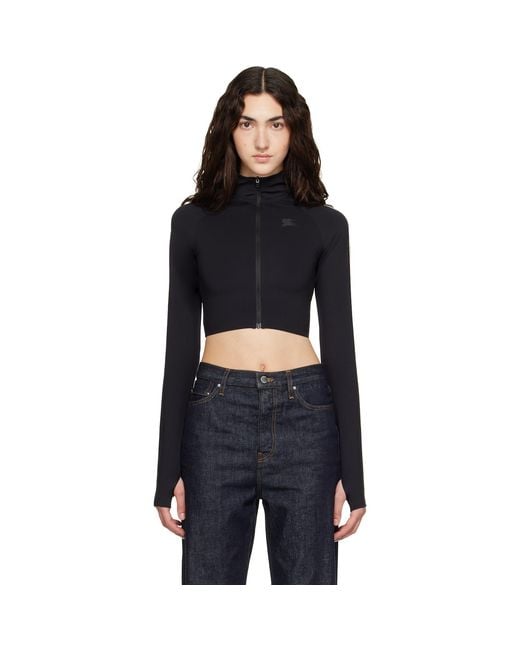 Burberry Black Astrid Track Jacket