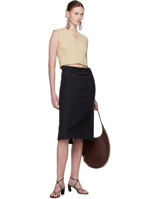 Tory Burch ブラック Pierced ストラッピー ヒールサンダル Black