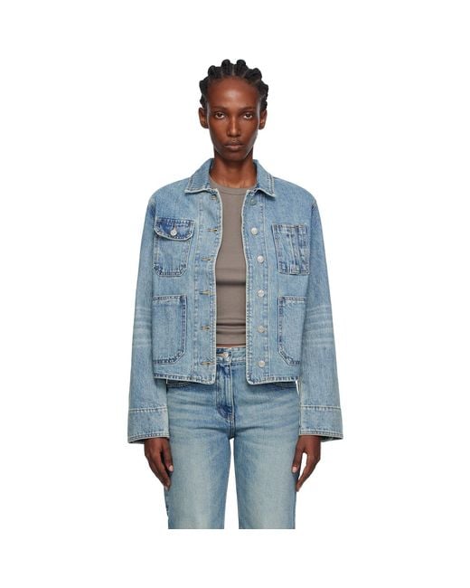 OPEN YY Blue Denim Trucker Jacket