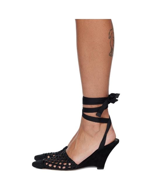 Jacquemus Black 'The High Espadrilles' Heels