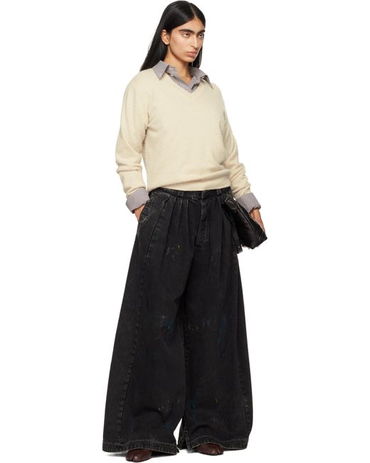 【関税込み】Maison Margiela ブラック 14 Oz Origin ジーンズ 関税込み】Maison Margiela ブラック 14 Oz Origin ジーンズ