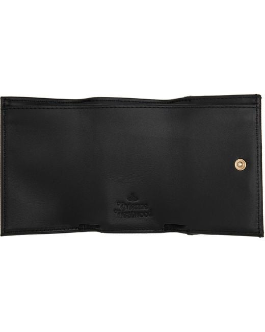 Vivienne Westwood Black Envelope Billfold Wallet for men