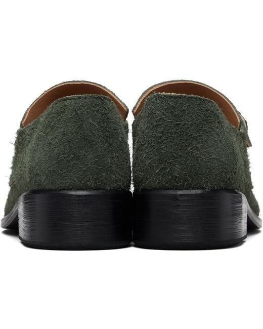 Enfants Riches Deprimes Black Suede Pope Loafers for men