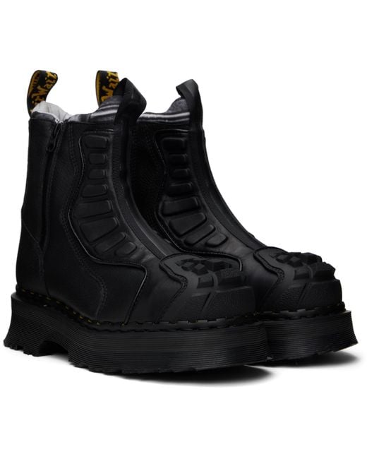 Dr. Martens Black 2976 Protect Leather Boots for men