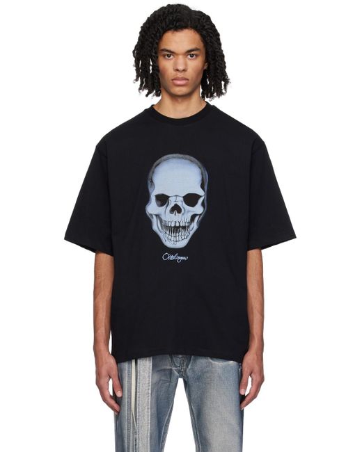 OTTOLINGER Black Oversized T-Shirt for men