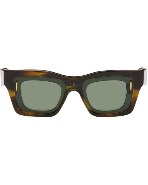 Loewe Green Cinema Double Layer Sunglasses for men