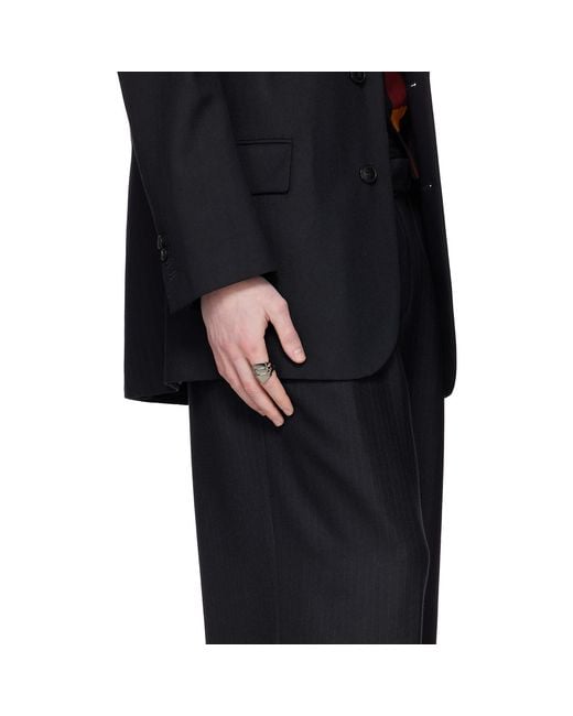 Vivienne Westwood Metallic Knuckleduster Ring for men