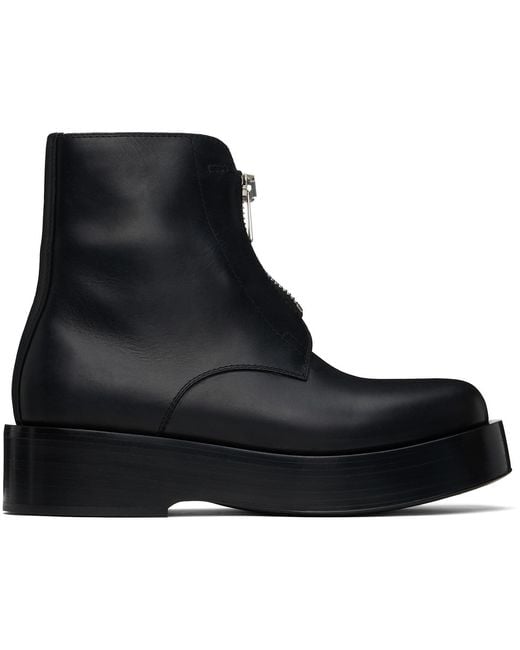 Bottega Veneta Black Torino Ankle Boots for men