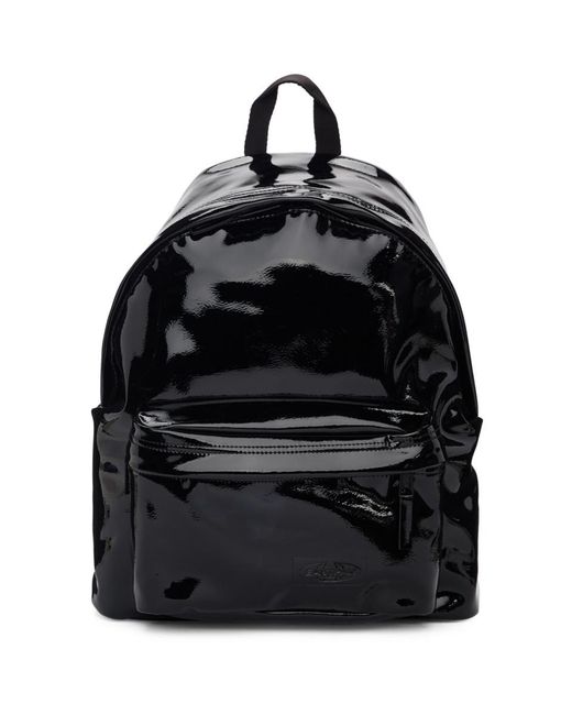 Eastpak Black Patent Padded Pakr Backpack for men