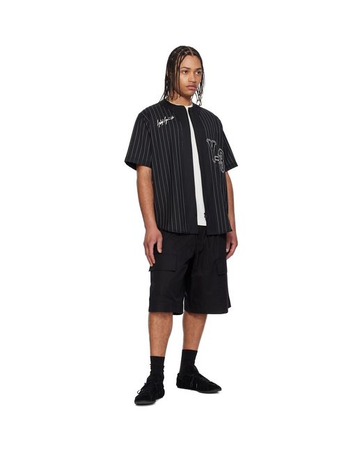 Y-3 Black Elite 5 Baseball Shirt for men