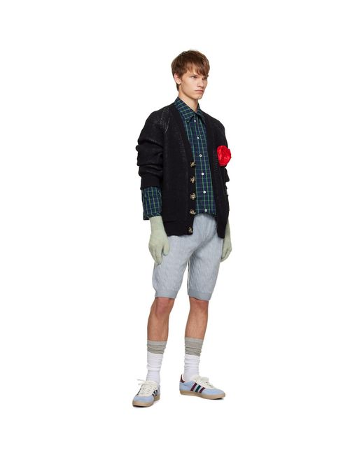 MERYLL ROGGE Blue Drawstring Shorts for men