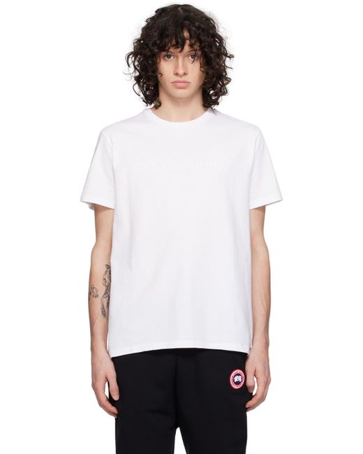 Canada Goose White Emerson T-shirt for Men | Lyst UK