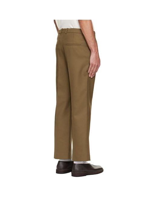 A.P.C. Natural Tan Jim Trousers for men