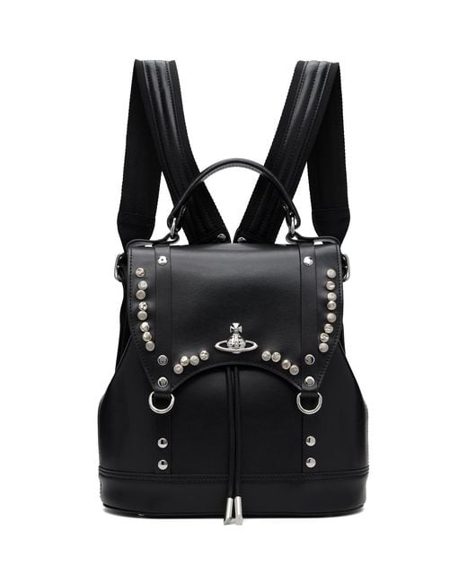 Vivienne Westwood Black Max Small Backpack for men