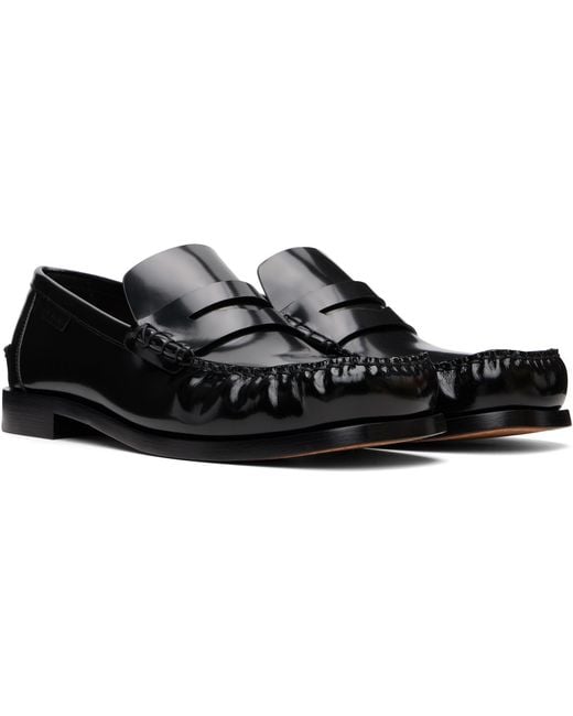 Bottega Veneta Black Truman Loafers for men
