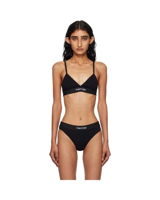 Tom Ford Black Modal Signature Bra