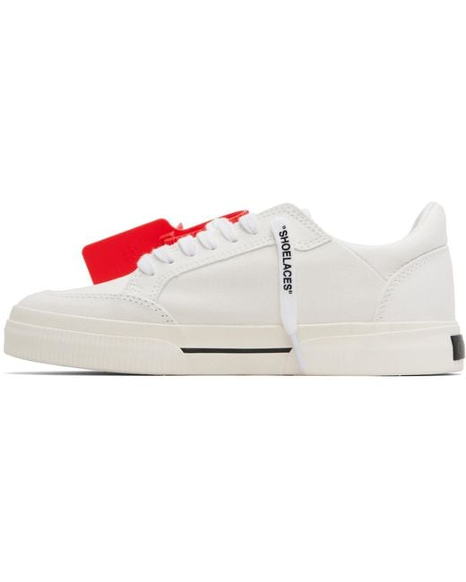 Off-White c/o Virgil Abloh Black Vulcanized Low Sneakers for men