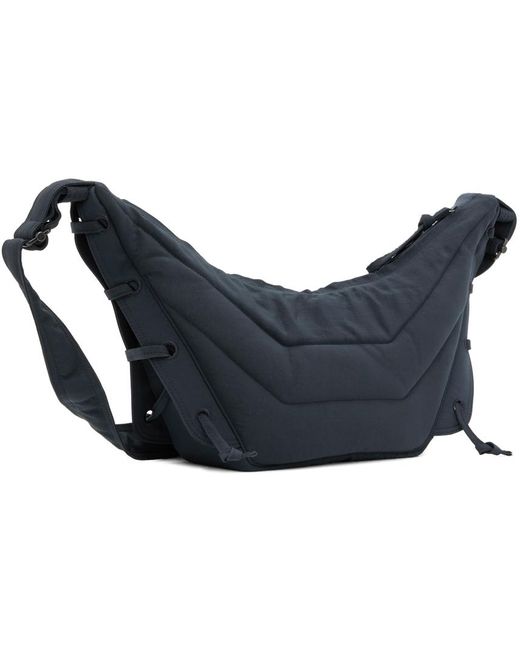 Lemaire Black Navy Small Soft Game Bag